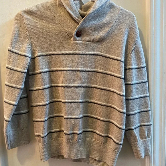 Hope & Henry Shawl Collar Organic Cotton Sweater - Picture 2 of 7